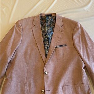 Alan Flusser Pink Blazer with Paisley Design
